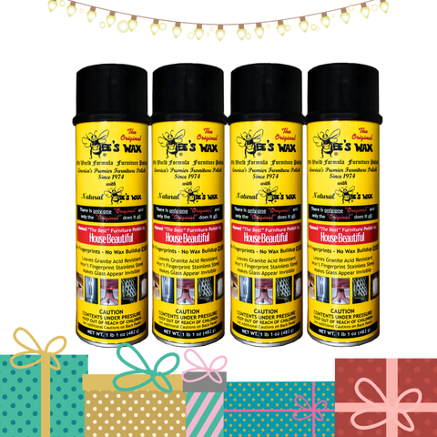 The Original BEE'S WAX Old World Formula Furniture Polish | 4 Pack | SHIPPING INCLUDED